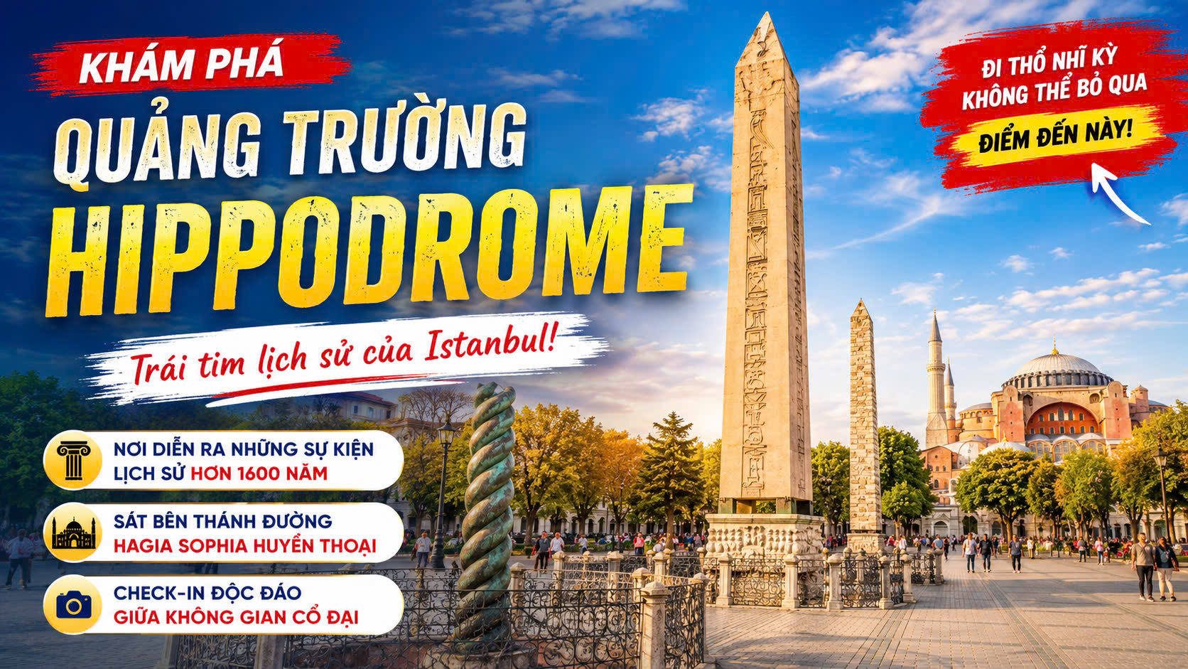 Quảng trường Hippodrome Square Thổ Nhĩ Kỳ